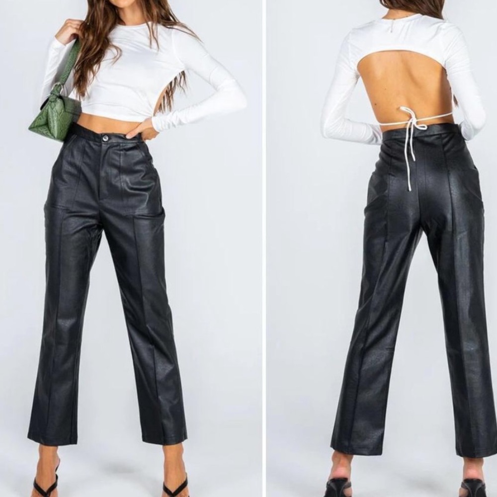 Princess Polly Encore leather pants size 4